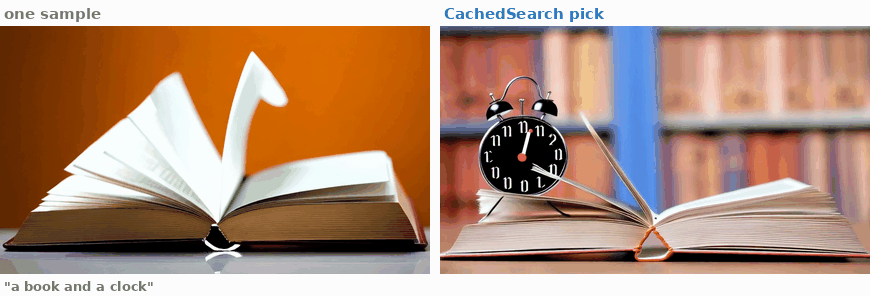 a book and a clock