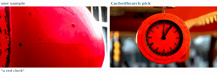 a red clock