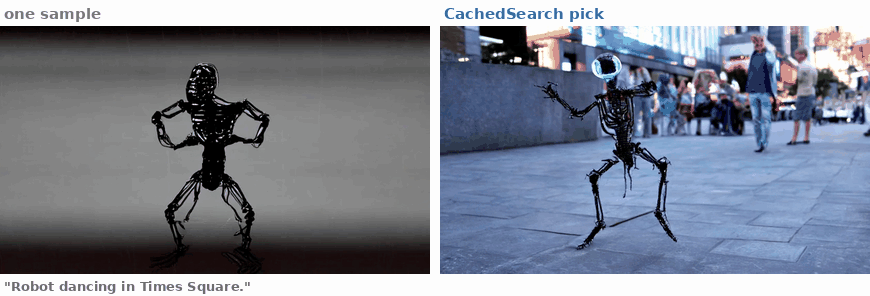 Robot dancing in Times Square