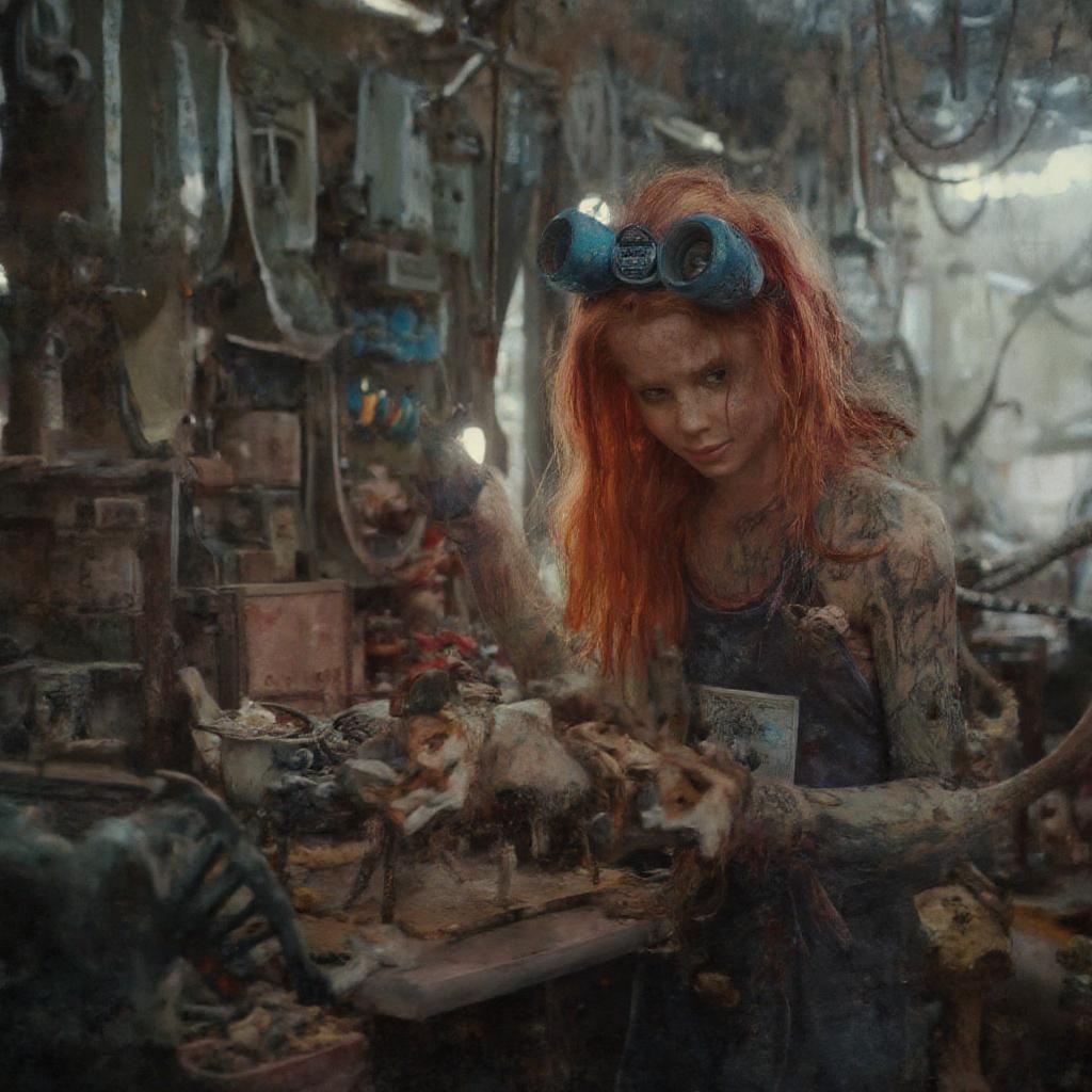 Flux output with no guidance