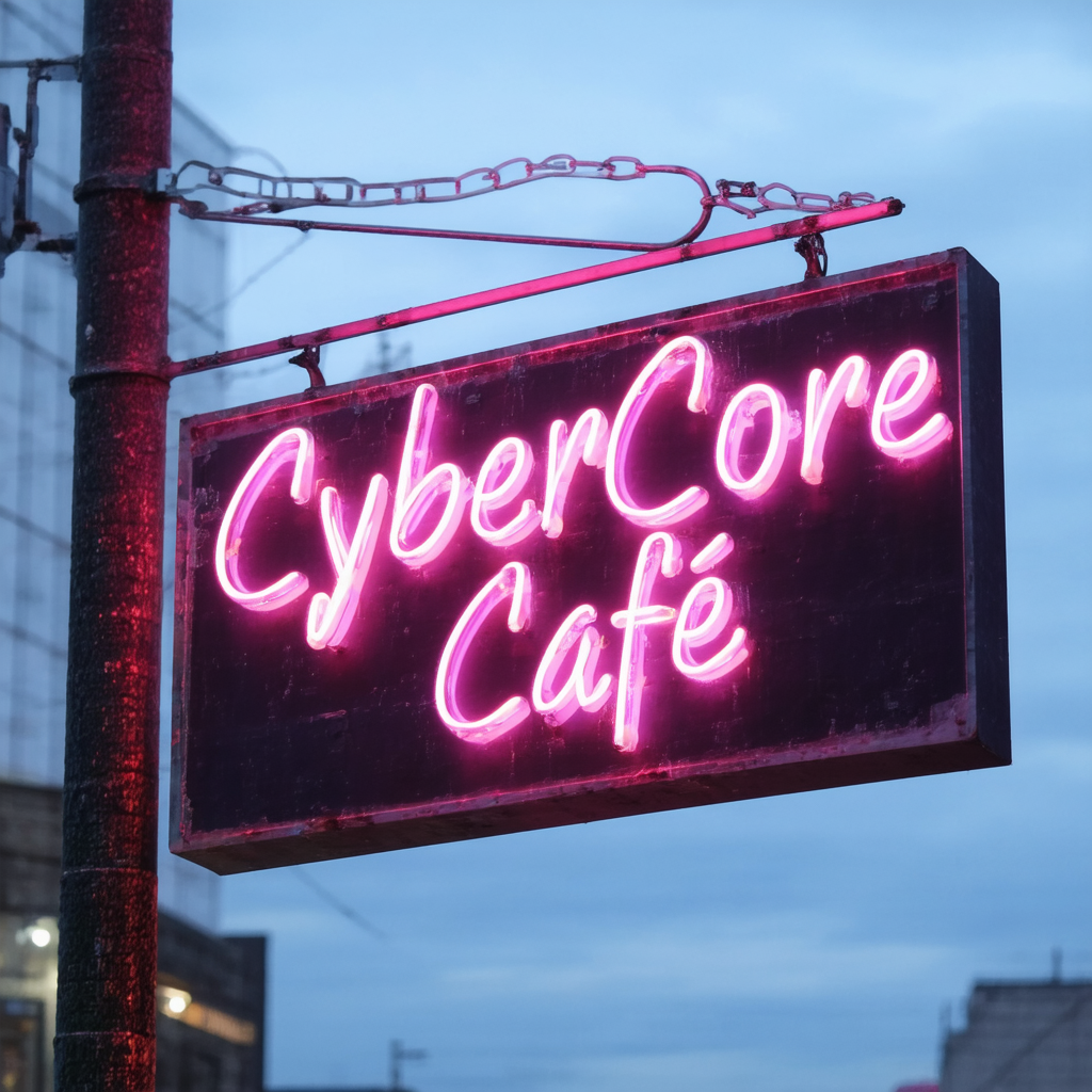 Neon sign with Rectified-CFG++